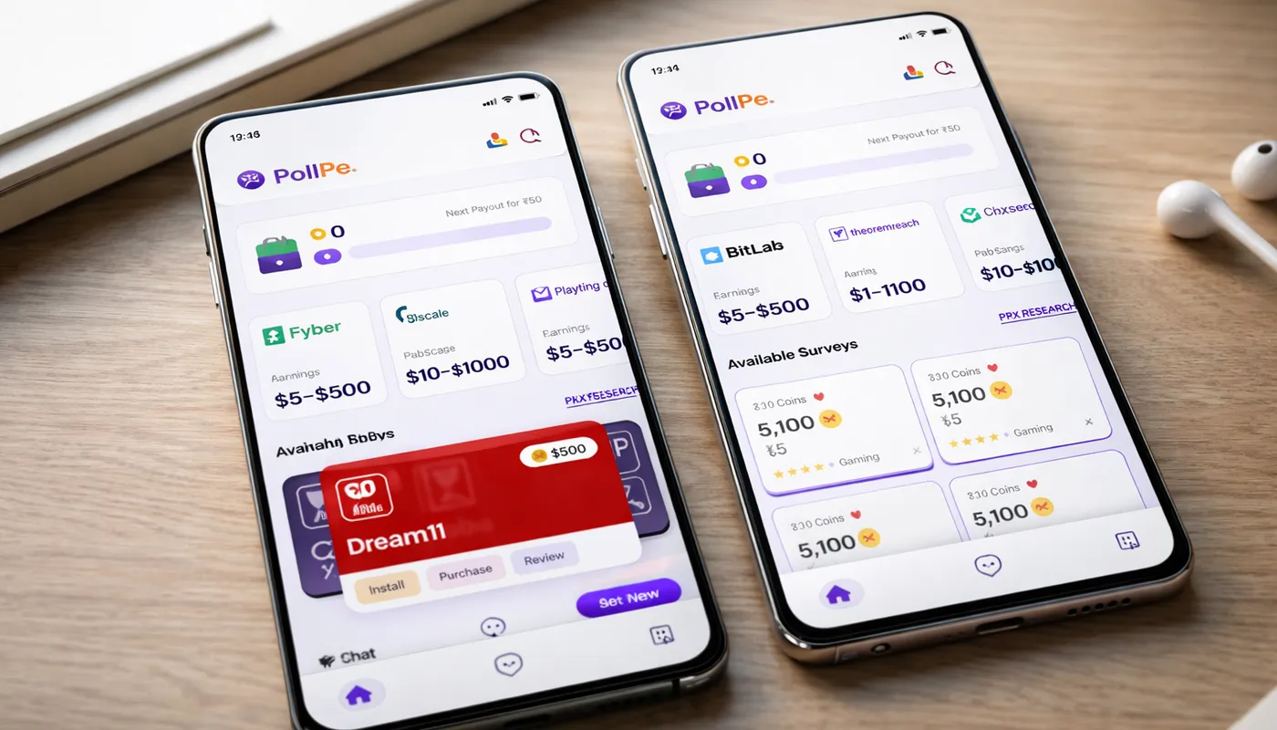 Survey vs Offer Walls: Which Pays More on PollPe?
